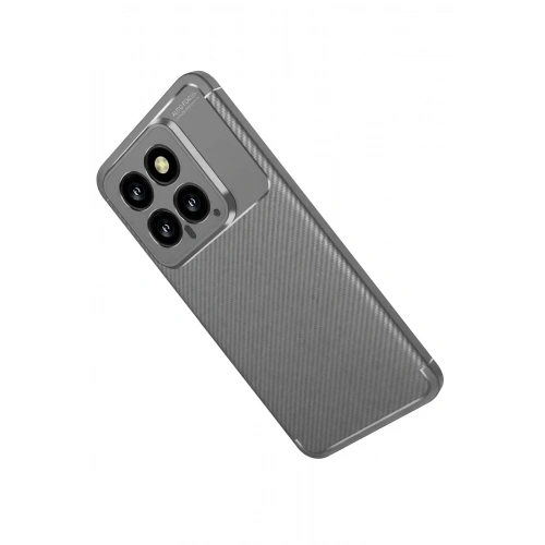 Durukar®   Mi 14T Kılıf Auto Focus Karbon Kapak - Gri