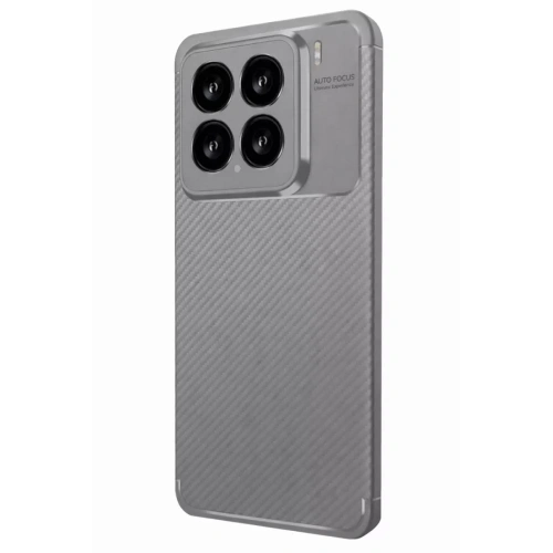 Durukar®   Mi 15 Kılıf Auto Focus Karbon Kapak - Gri