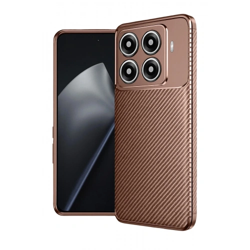 Durukar®   Mi 15T Pro Auto Focus Karbon Kapak - Kahverengi
