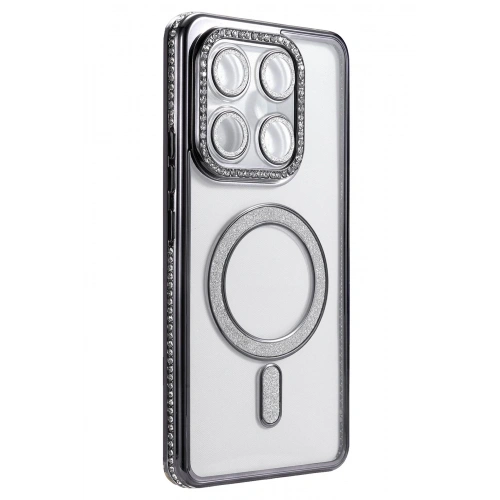 Durukar®   Mi 15T Pro Joke Simli Magneticsafe Kılıf - Siyah