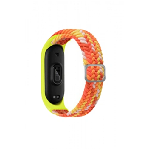 Durukar®   Mi Band 4 Star Kordon - Turuncu-Sarı