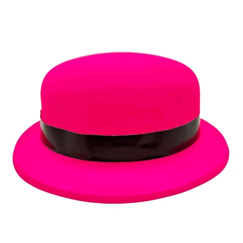 Durukar® Neon Partisi Pembe Renk Melon Plastik Parti Şapkası