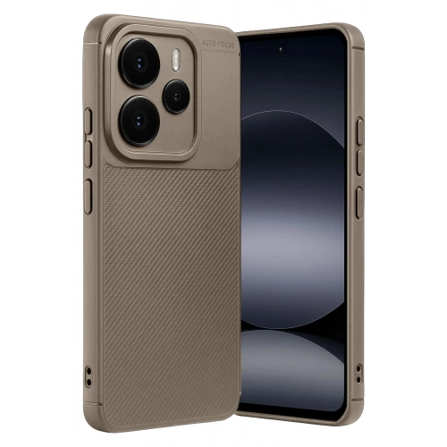 Durukar®   Note 14 5G Auto Focus Karbon Kapak - Kahverengi