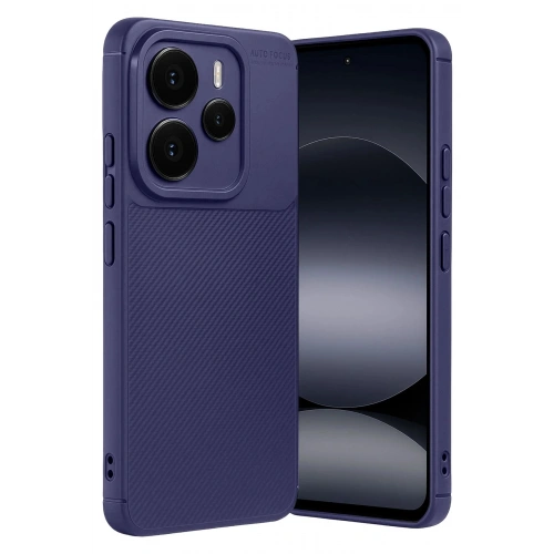 Durukar®   Note 14 5G Auto Focus Karbon Kapak - Lacivert