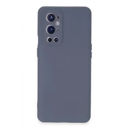 Durukar®  One Plus 9 Pro Kılıf Nano içi Kadife Silikon - Gri