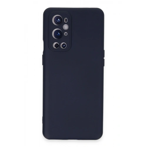 Durukar®  One Plus 9 Pro Kılıf Nano içi Kadife Silikon - Lacivert