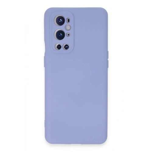 Durukar®  One Plus 9 Pro Kılıf Nano içi Kadife Silikon - Lila