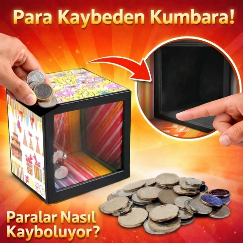 Durukar® Para Kaybeden Sihirli Kumbara – Şaşırtan Tasarım Kutu