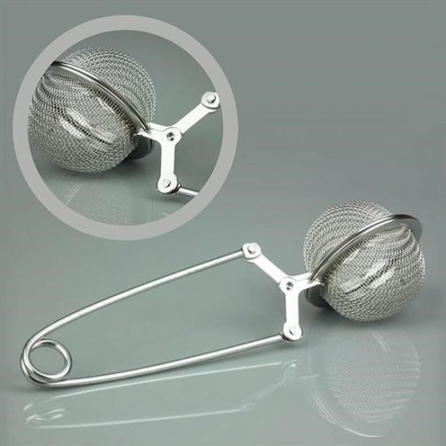 Durukar® Paslanmaz Metal Pratik Kolay Bitki Çayı Demleme Süzgeci Aparatı