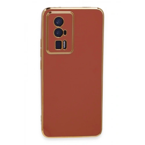 Durukar®   Poco F5 Pro Kılıf Volet Silikon - Kırmızı