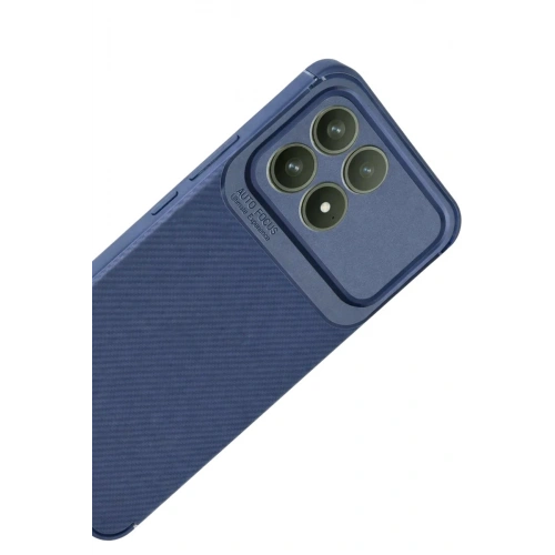 Durukar®   Poco F8 Pro Auto Focus Karbon Kapak - Lacivert