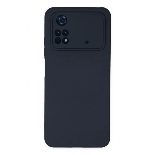 Durukar®   Poco M4 Pro 4G Kılıf Nano içi Kadife Silikon - Lacivert