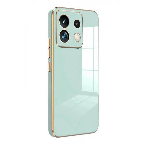 Durukar®   Poco M6 Pro 4G Kılıf Volet Silikon - Açık Yeşil