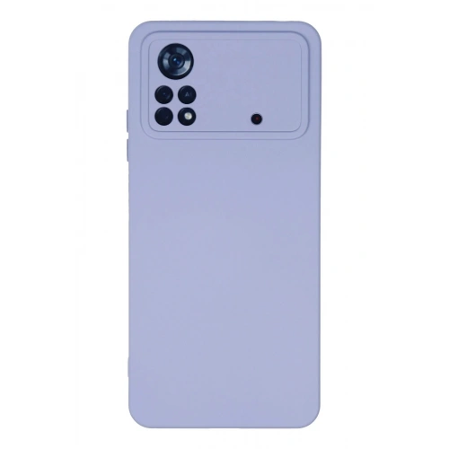 Durukar®   Poco X4 Pro 5G Kılıf Nano içi Kadife Silikon - Lila