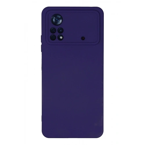 Durukar®   Poco X4 Pro 5G Kılıf Nano içi Kadife Silikon - Mor
