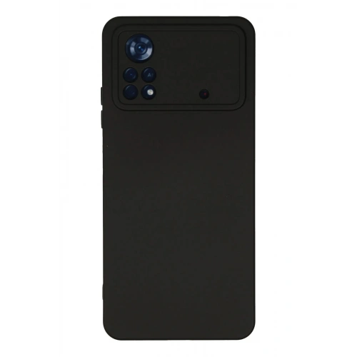 Durukar®   Poco X4 Pro 5G Kılıf Nano içi Kadife Silikon - Siyah