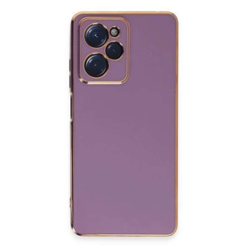 Durukar®   Poco X5 Pro 5G Kılıf Volet Silikon - Mor
