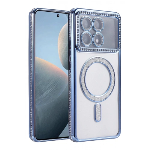 Durukar®   Poco X6 Pro Joke Simli Magneticsafe Kılıf - Mavi