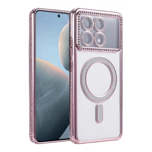 Durukar®   Poco X6 Pro Joke Simli Magneticsafe Kılıf - Pembe