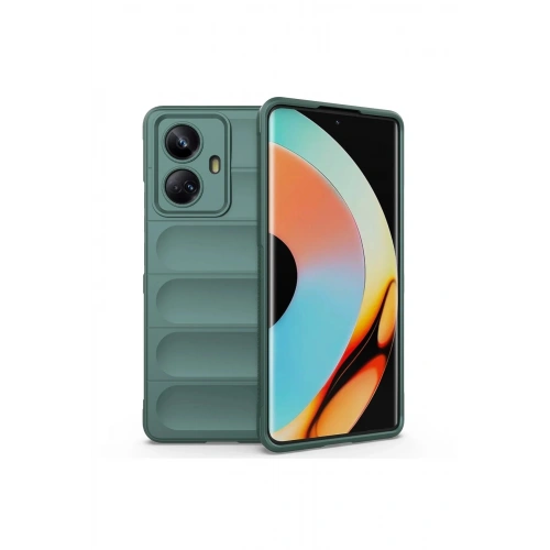Durukar®  Realme 10 Pro 5G Kılıf Optimum Silikon - Koyu Yeşil