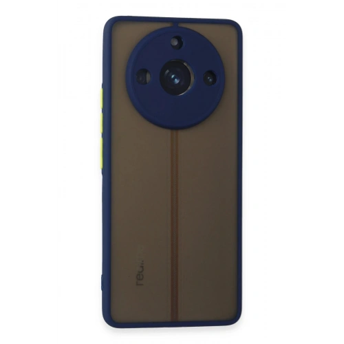Durukar®  Realme 11 Pro Kılıf Montreal Silikon Kapak - Lacivert