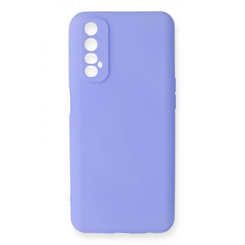 Durukar®  Realme 7 Kılıf First Silikon - Lila