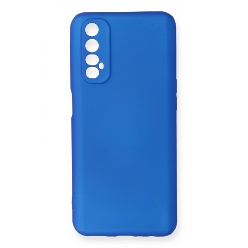 Durukar®  Realme 7 Kılıf First Silikon - Mavi