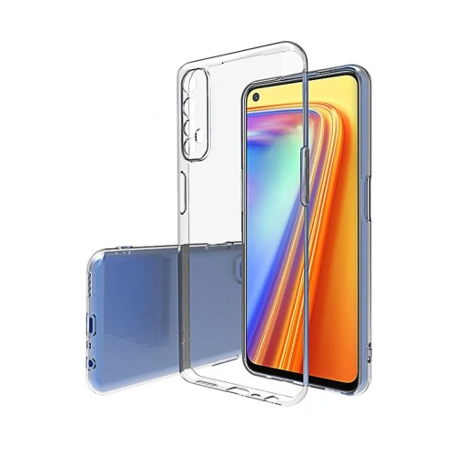 Durukar®  Realme 7 Pro Kılıf Lüx Şeffaf Silikon - Şeffaf