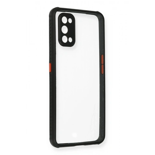 Durukar®  Realme 7 Pro Kılıf Miami Şeffaf Silikon - Siyah