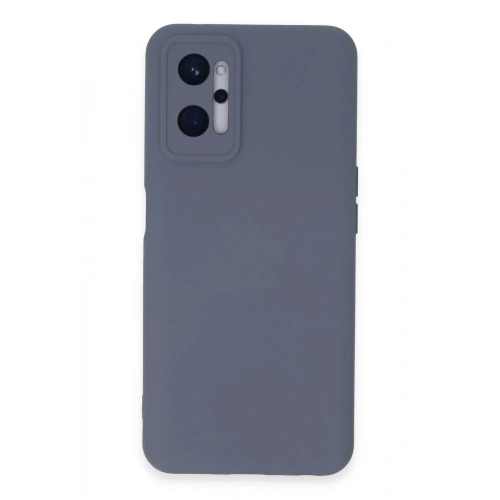 Durukar®  Realme 9i 4G Kılıf Nano içi Kadife Silikon - Gri