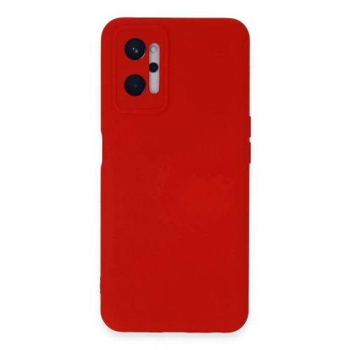 Durukar®  Realme 9i 4G Kılıf Nano içi Kadife Silikon - Kırmızı