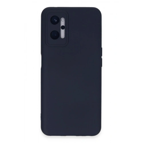 Durukar®  Realme 9i 4G Kılıf Nano içi Kadife Silikon - Lacivert