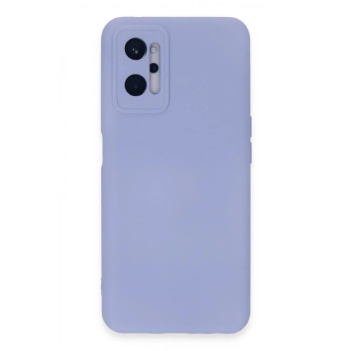 Durukar®  Realme 9i 4G Kılıf Nano içi Kadife Silikon - Lila