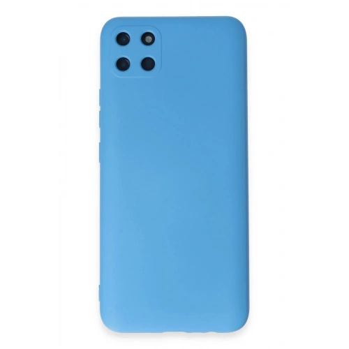 Durukar®  Realme C11 Kılıf Nano içi Kadife Silikon - Mavi