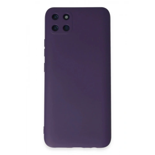 Durukar®  Realme C11 Kılıf Nano içi Kadife Silikon - Mor