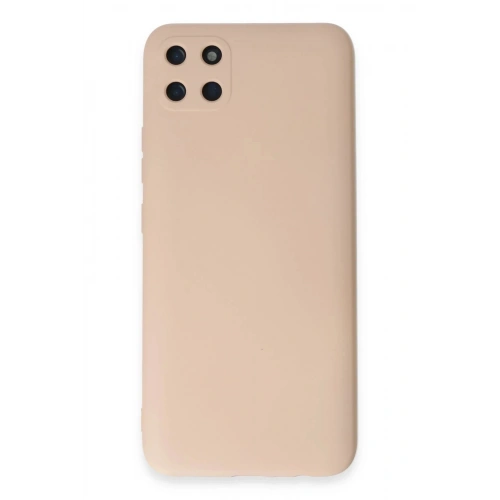 Durukar®  Realme C11 Kılıf Nano içi Kadife Silikon - Pudra