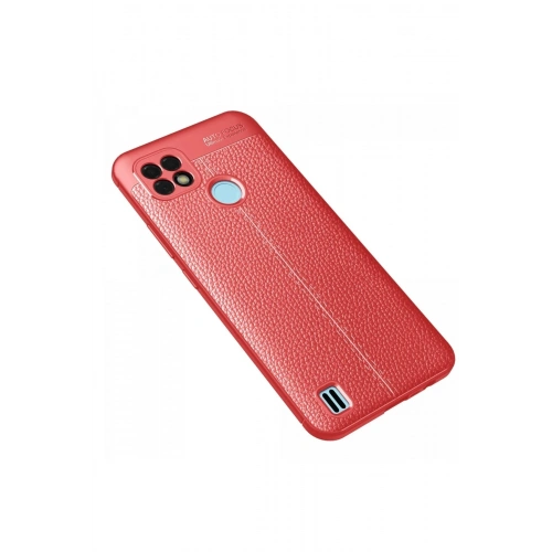 Durukar®  Realme C21 Kılıf Auto Focus Kapak - Kırmızı