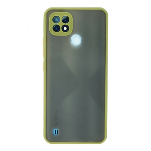 Durukar®  Realme C21 Kılıf Montreal Silikon Kapak - Açık Yeşil