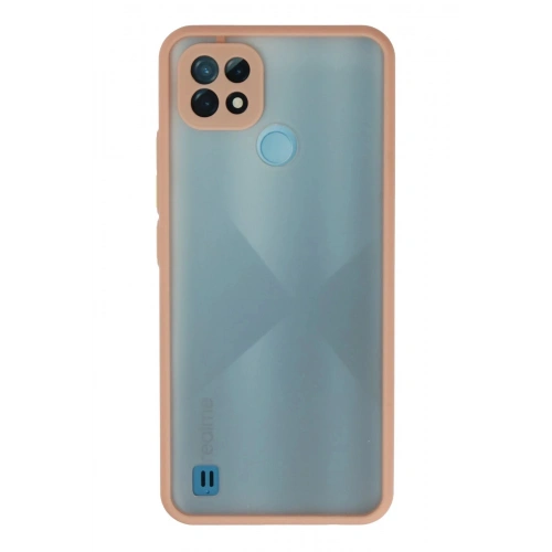 Durukar®  Realme C21 Kılıf Montreal Silikon Kapak - Pembe
