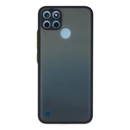 Durukar®  Realme C21Y Kılıf Montreal Silikon Kapak - Lacivert