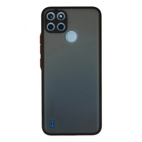 Durukar®  Realme C21Y Kılıf Montreal Silikon Kapak - Siyah