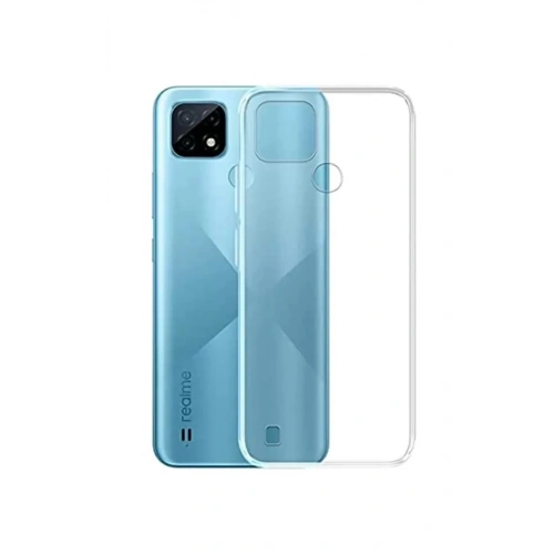 Durukar®  Realme C25 Kılıf Lüx Şeffaf Silikon