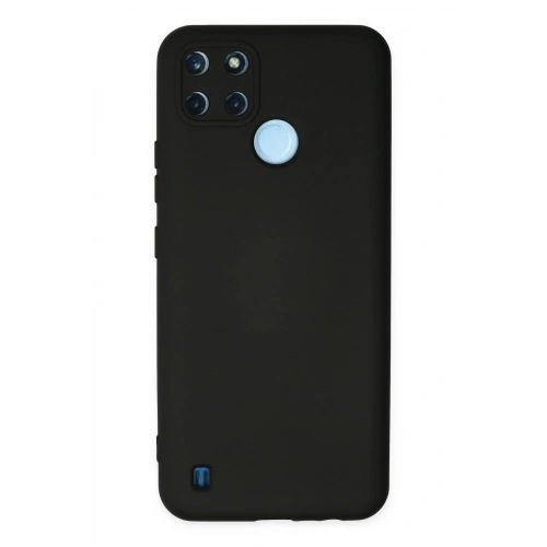 Durukar®  Realme C25Y Kılıf Nano içi Kadife Silikon - Siyah