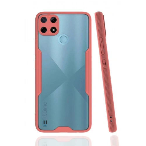 Durukar®  Realme C25Y Kılıf Platin Silikon - Pembe