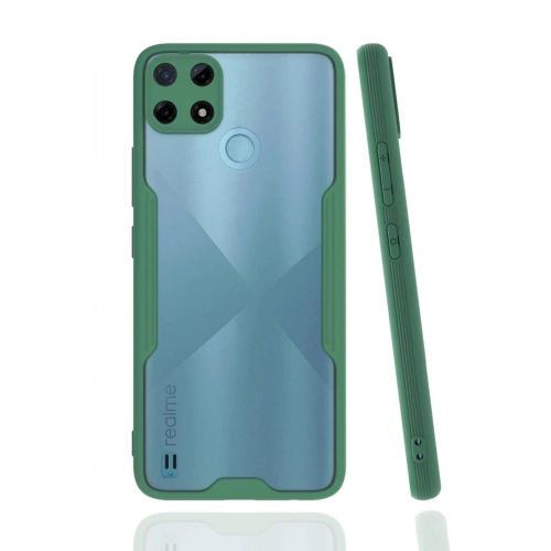 Durukar®  Realme C25Y Kılıf Platin Silikon - Yeşil