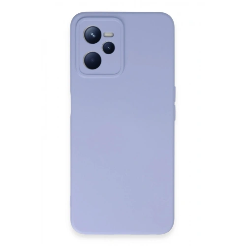 Durukar®  Realme C35 Kılıf Nano içi Kadife Silikon - Lila