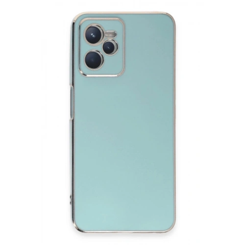 Durukar®  Realme C35 Kılıf Volet Silikon - Açık Yeşil