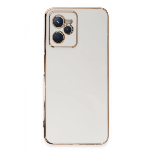 Durukar®  Realme C35 Kılıf Volet Silikon - Beyaz
