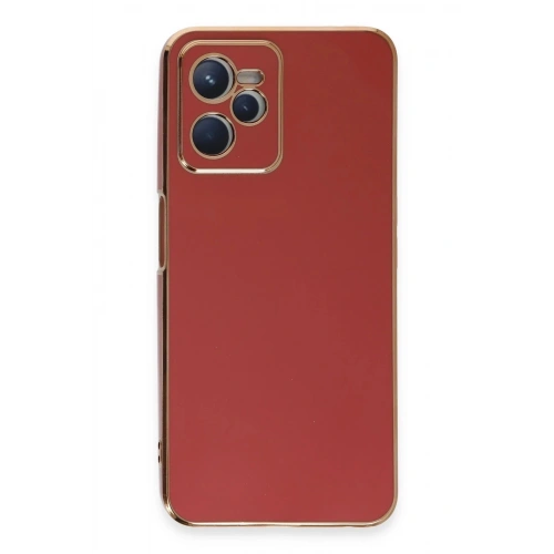 Durukar®  Realme C35 Kılıf Volet Silikon - Kırmızı