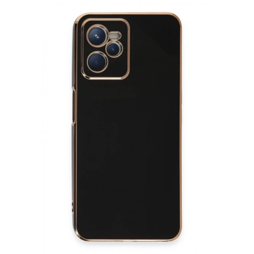 Durukar®  Realme C35 Kılıf Volet Silikon - Siyah